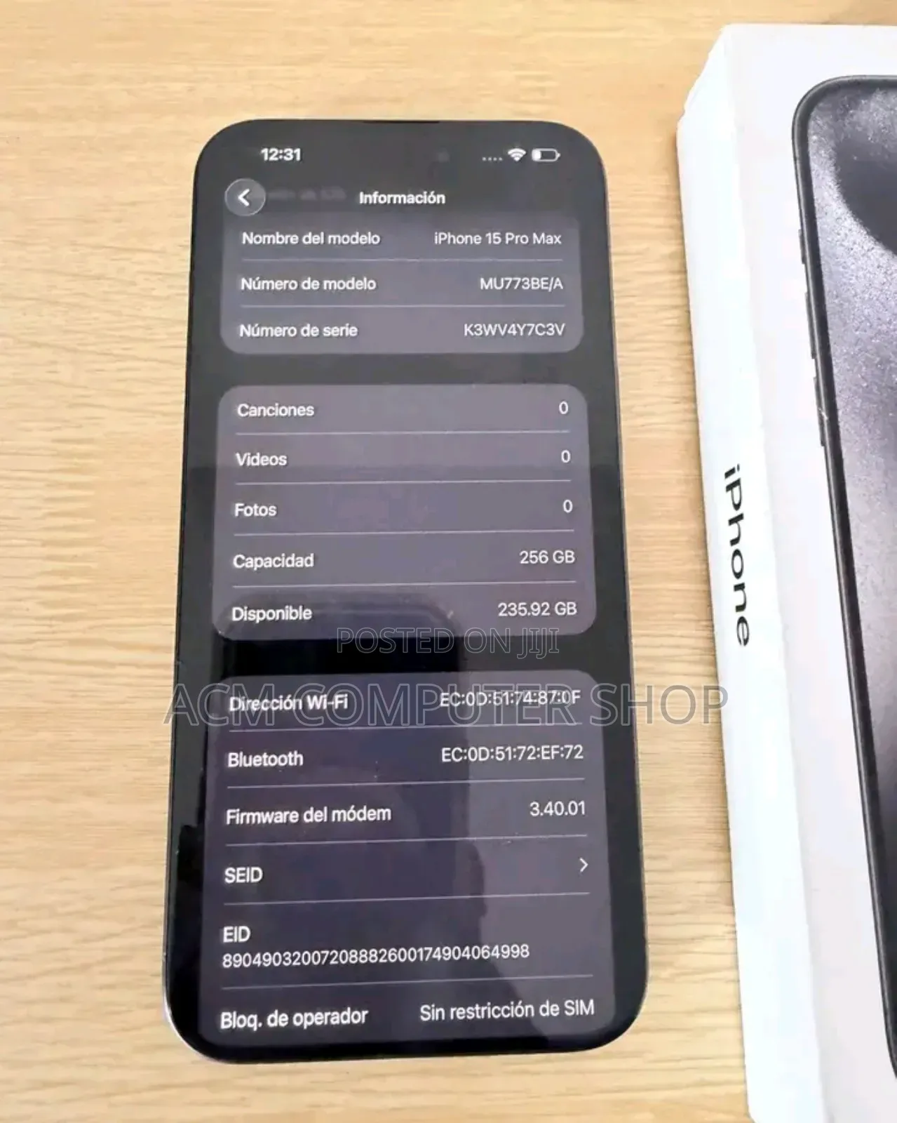 New Apple iPhone 15 Pro Max 512 GB Black