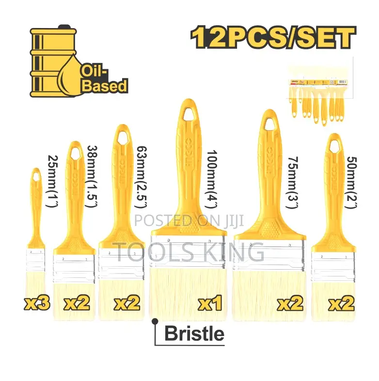 12 PCS Paint Brush - CHPTB