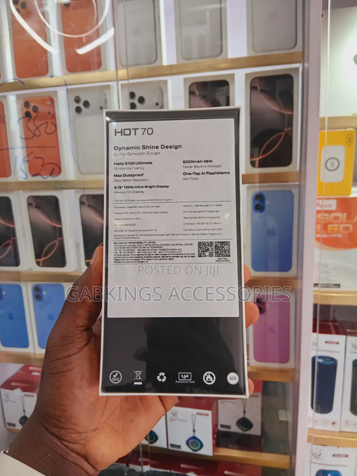 New Infinix Hot 60 Pro+ 128 GB