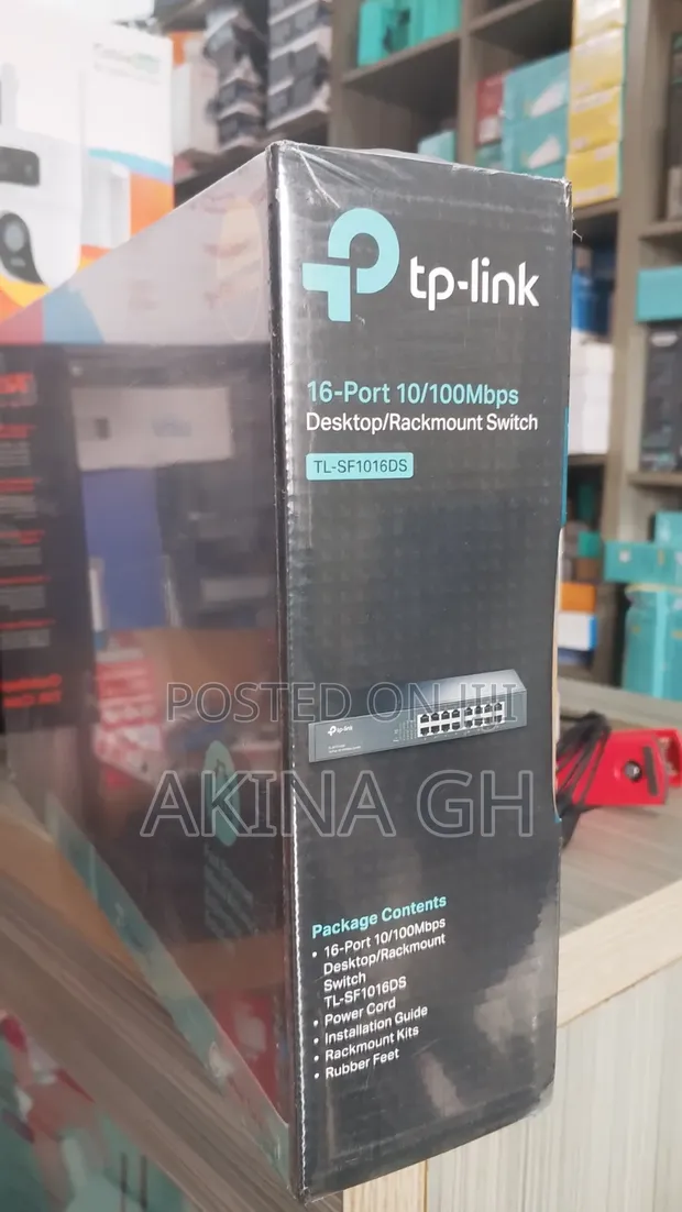 16 Port 10/100 Desktop/Rackmount Switch (Tl-Sf1016ds) 4