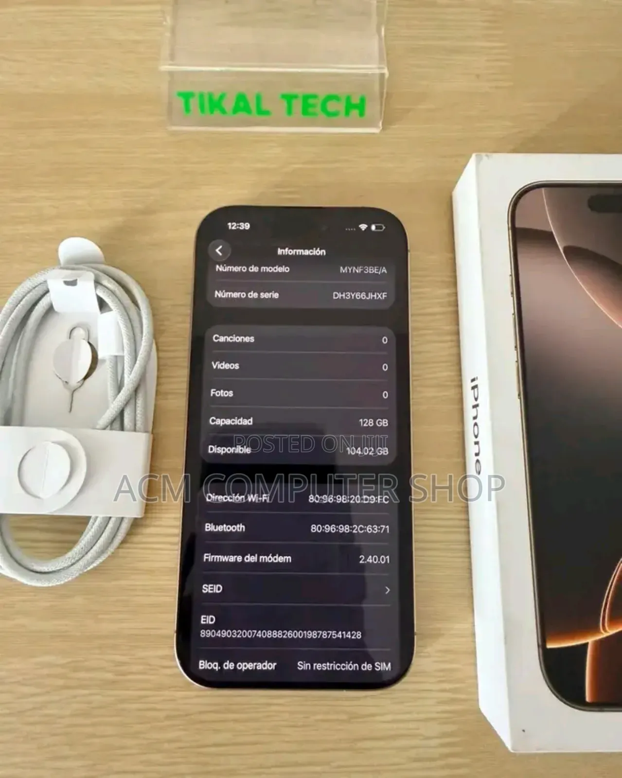 Apple iPhone 16 Pro 128 GB Gold