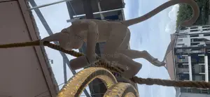 Rope Monkey Pendant Lamp