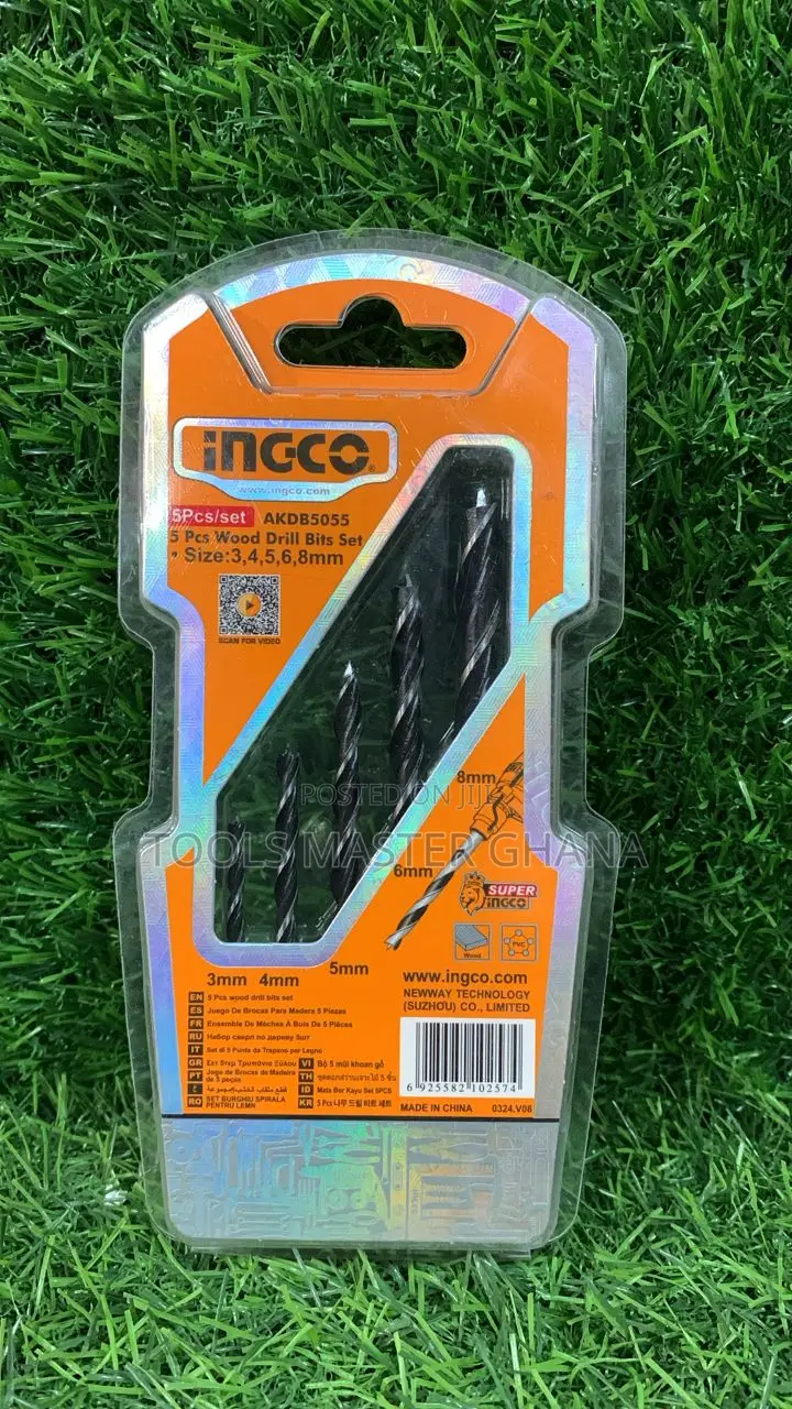 5 Pcs Wood Drill Bits - Akdb5055