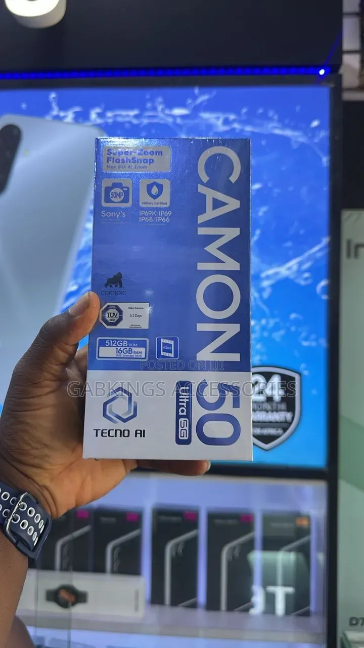 New Tecno Camon 50 Ultra 512 GB Black