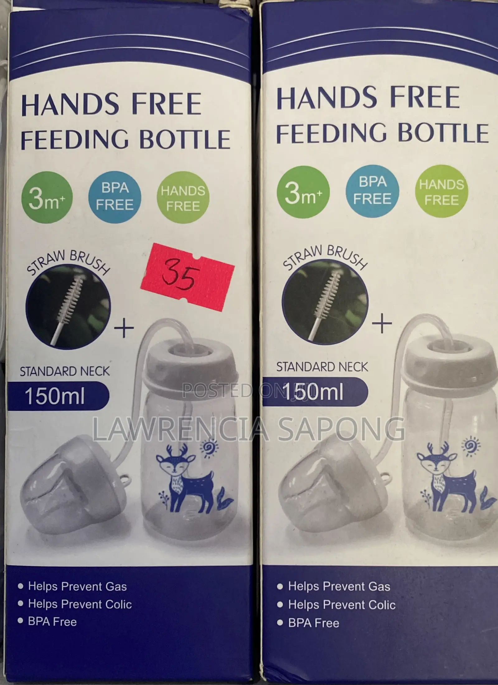 Hands Free Feeding Bottle