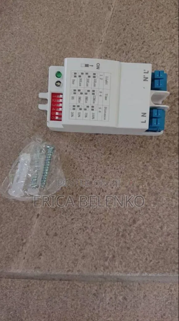 220v Microwave Motion Sensor Switch (Strong) With Photocell