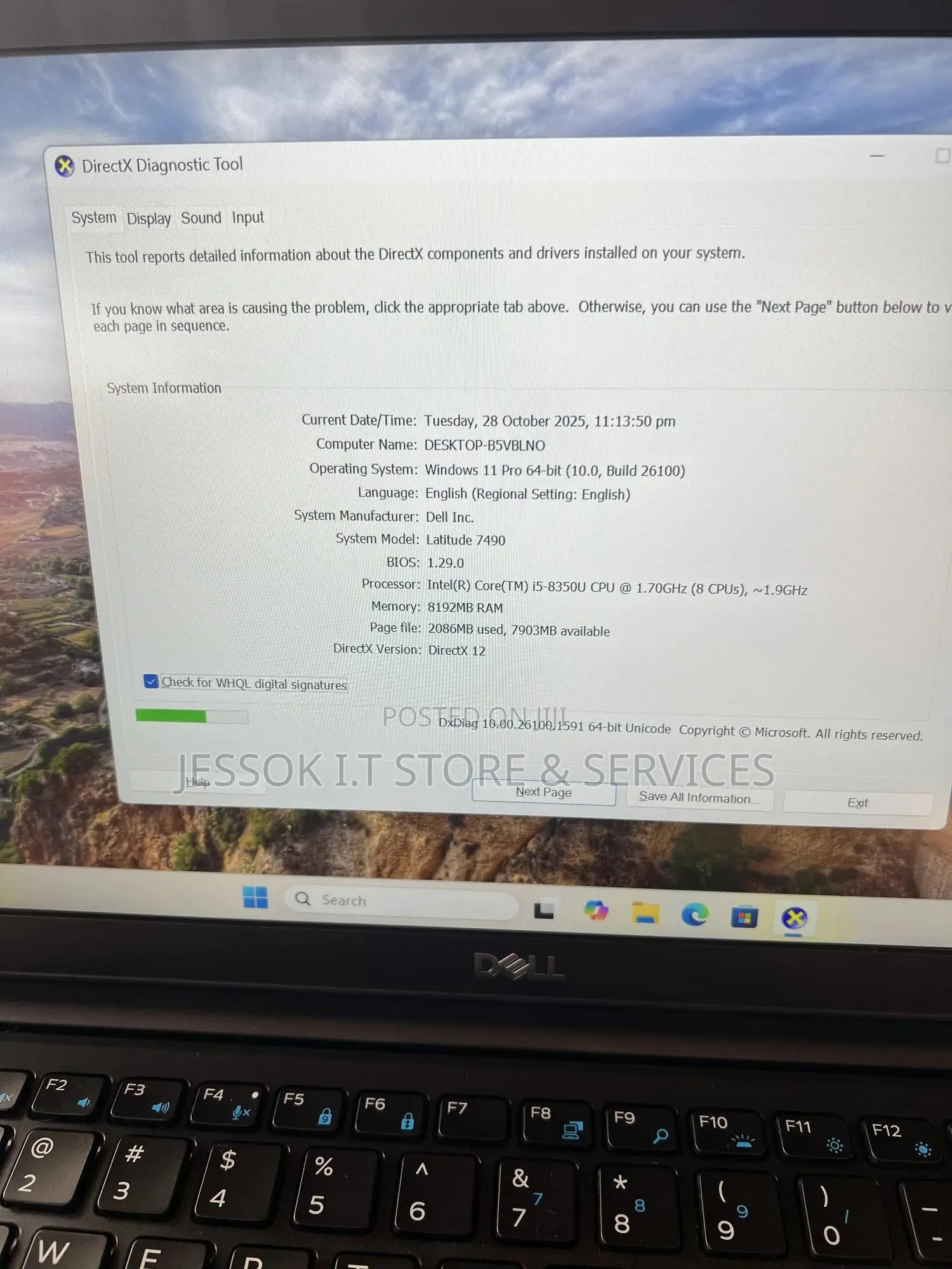 Laptop Dell Latitude 7490 8GB Intel Core i5 SSD 256GB