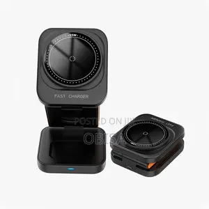 Vertical Foldable Three-in-One Wireless Charger