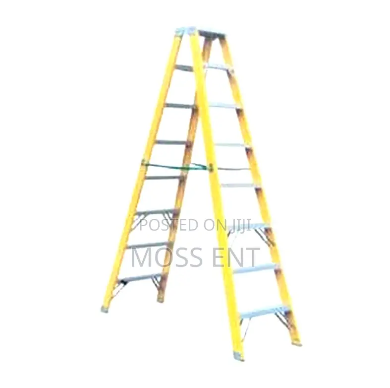 2x9 Fiberglass Step Ladder Double Side - Ldgf2009r