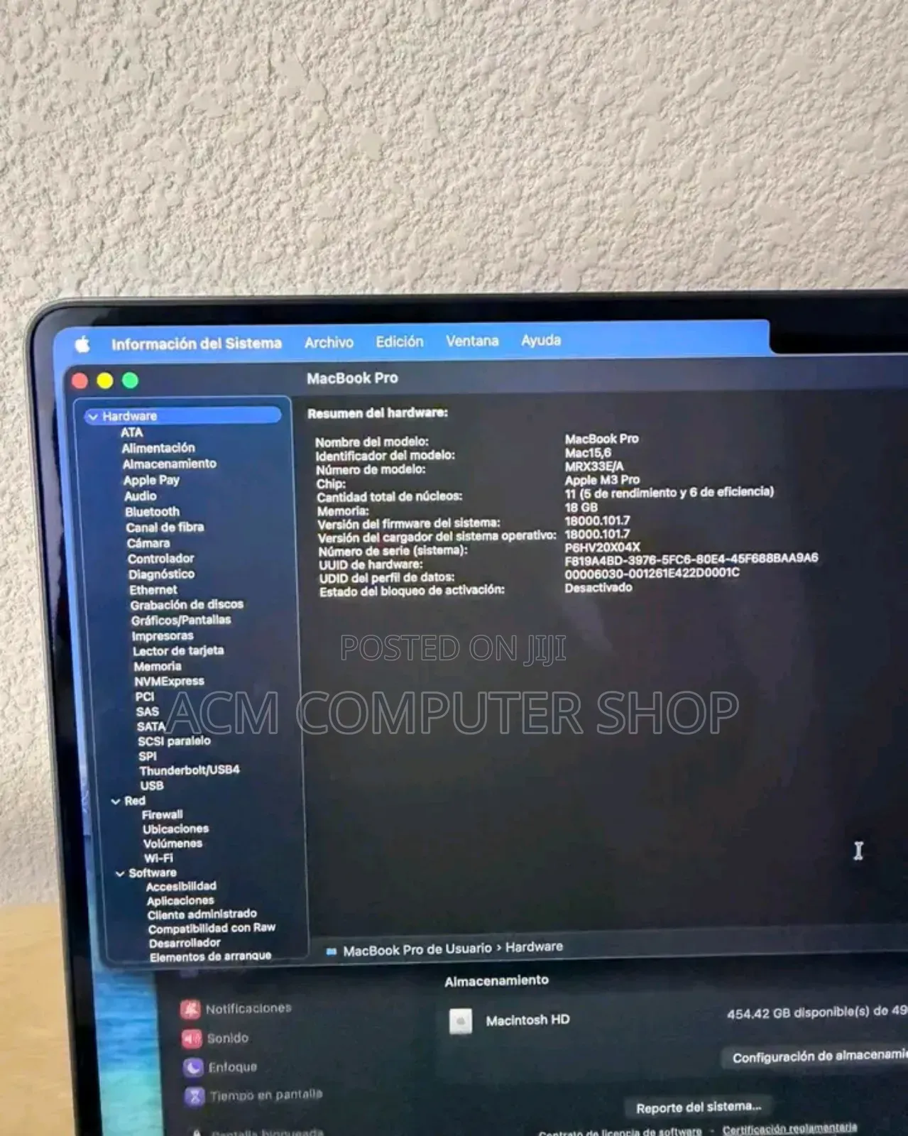 New Apple MacBook Pro 2023 M3 Pro 14-inch 18GB Apple M3 Pro SSD 512GB