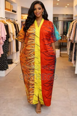 African Print Long Bubus