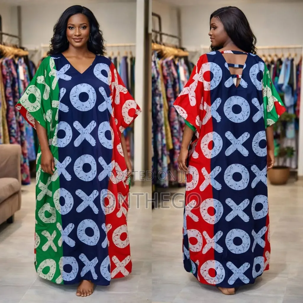 African Print Long Bubus