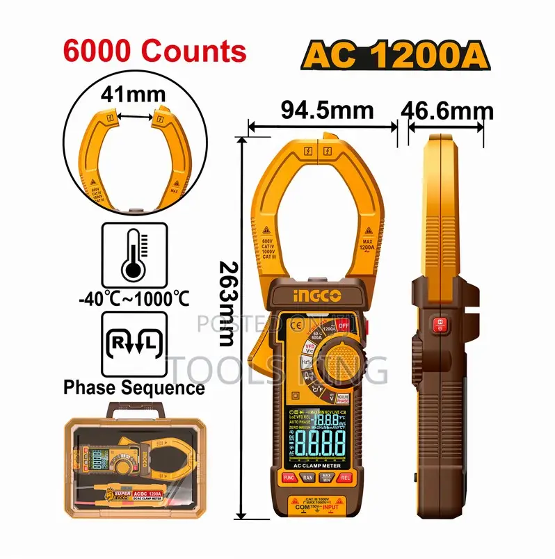 Digital Ac Clamp - Dcm610001