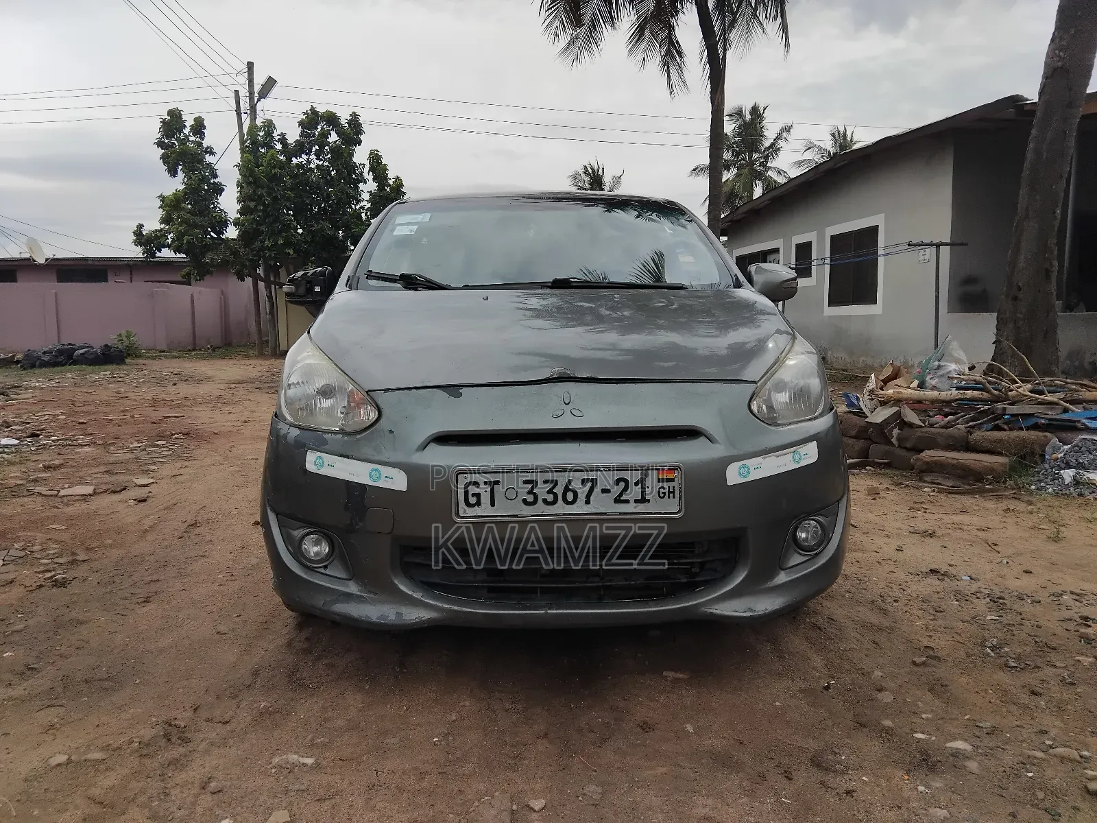 Mitsubishi Mirage ES 4dr Hatchback (1.2L 3cyl CVT) 2015 Gray