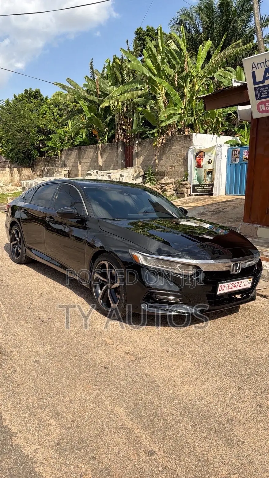 Honda Accord Sport (2.0L 4cyl Turbo 10A) 2019 Black