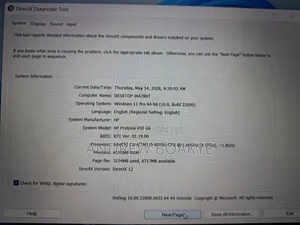 Laptop HP ProBook 450 G7 8GB Intel Core i5 HDD+SSD 256GB
