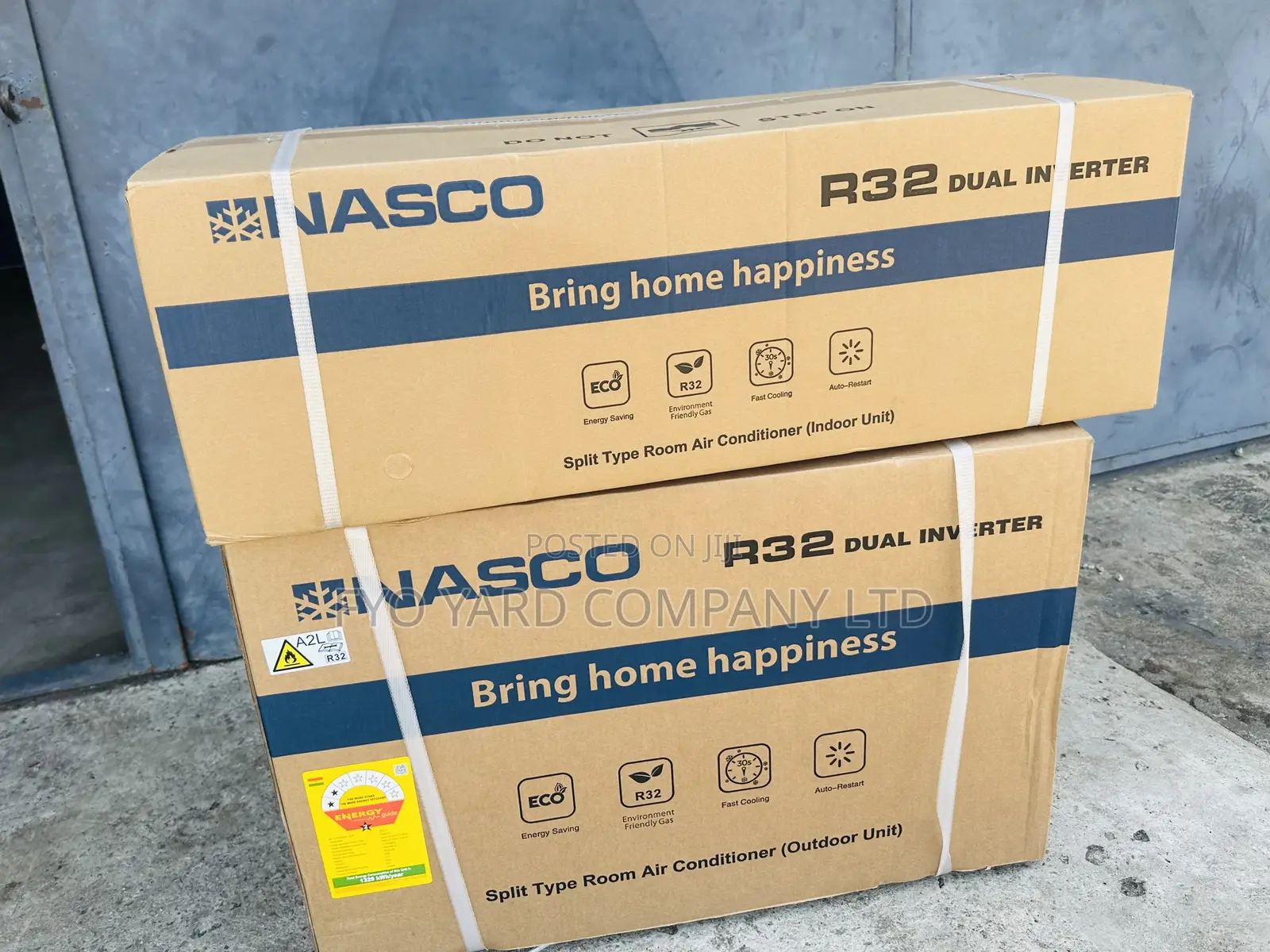 Sleeq Design Invter Type Nasco 1.5 Hp Cooling Ac
