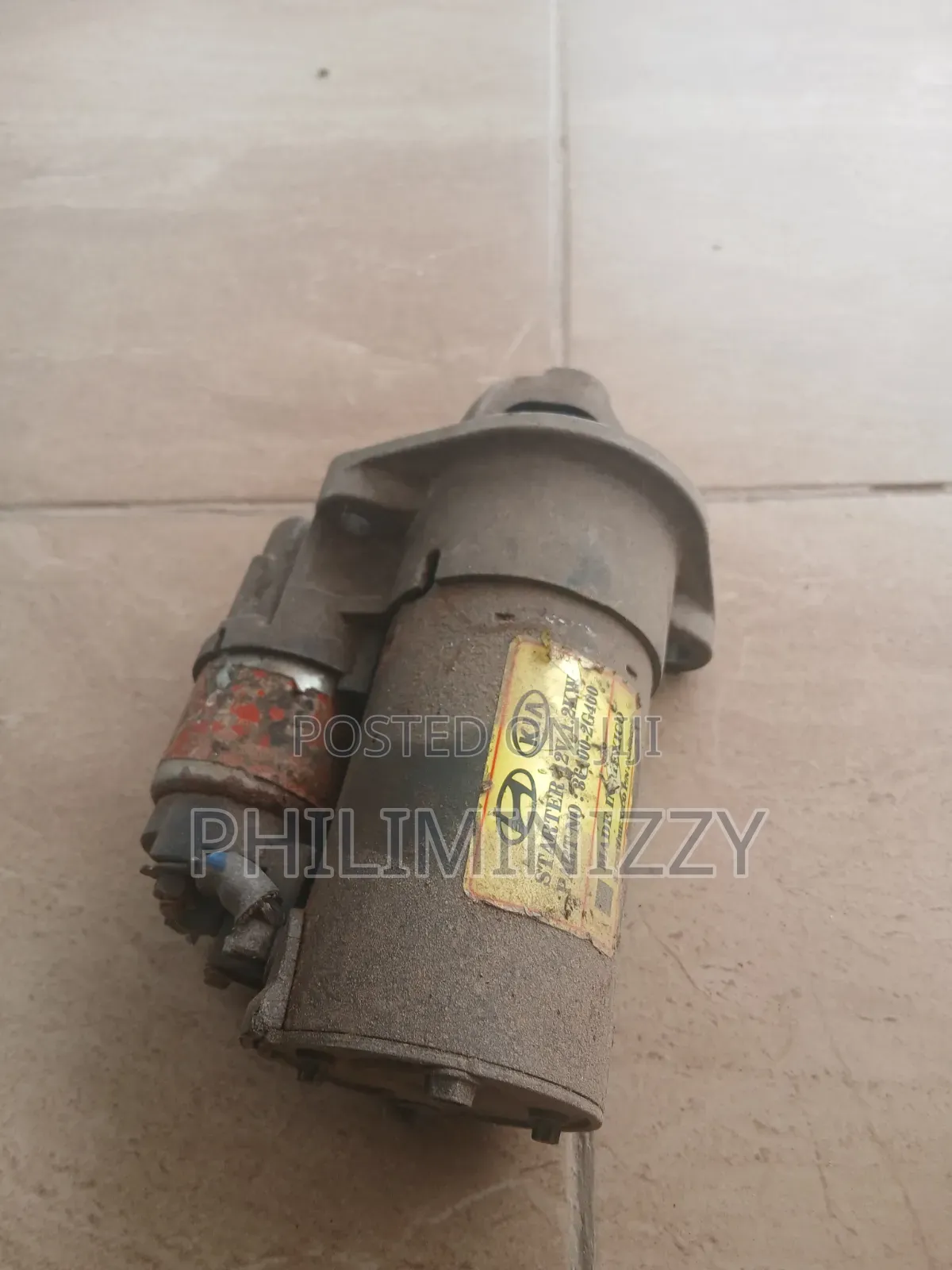 2012 Hyundai Elantra Starter Motor