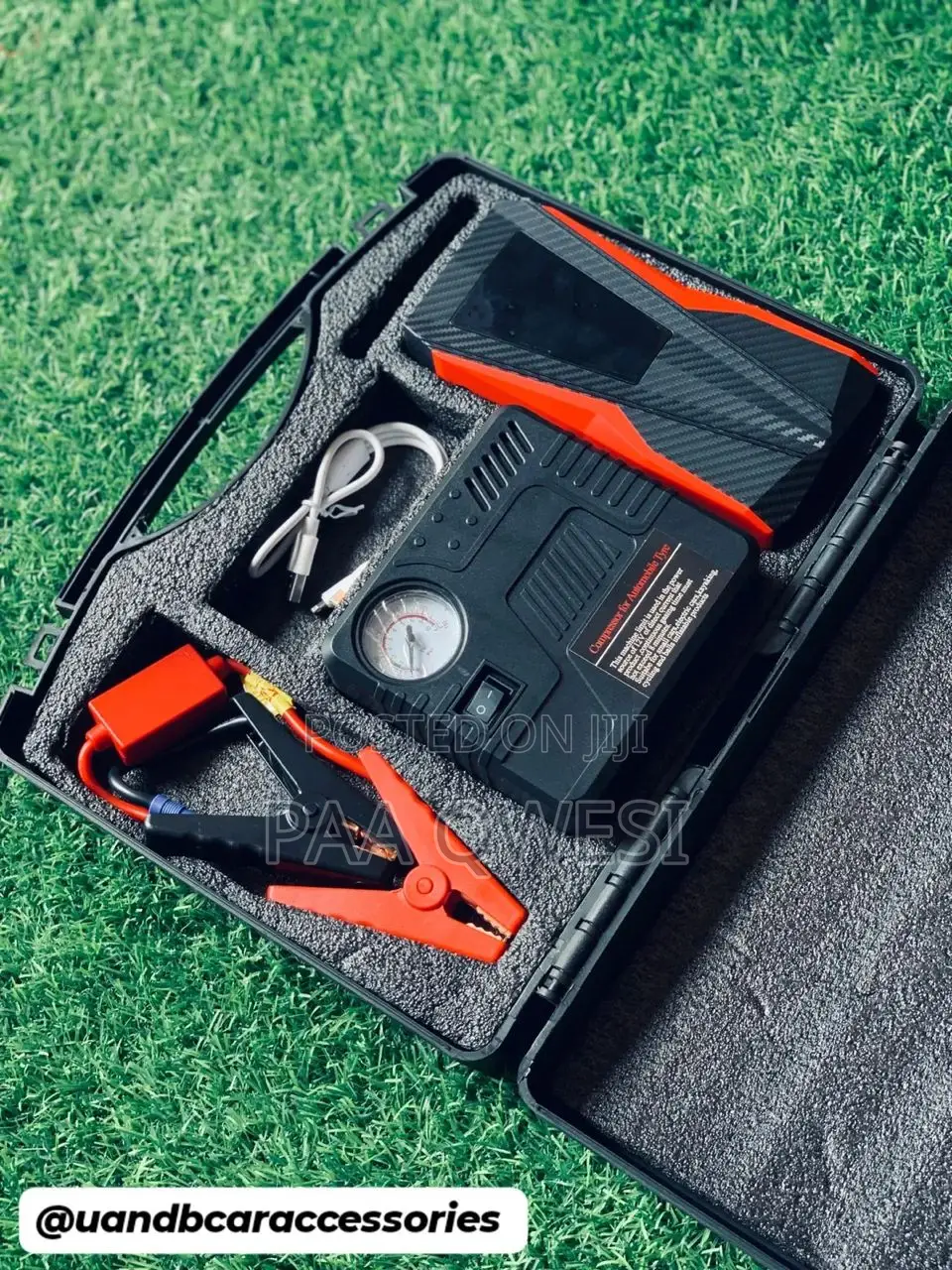 High Power Multi-Function Jump Starter Kit With Compressor