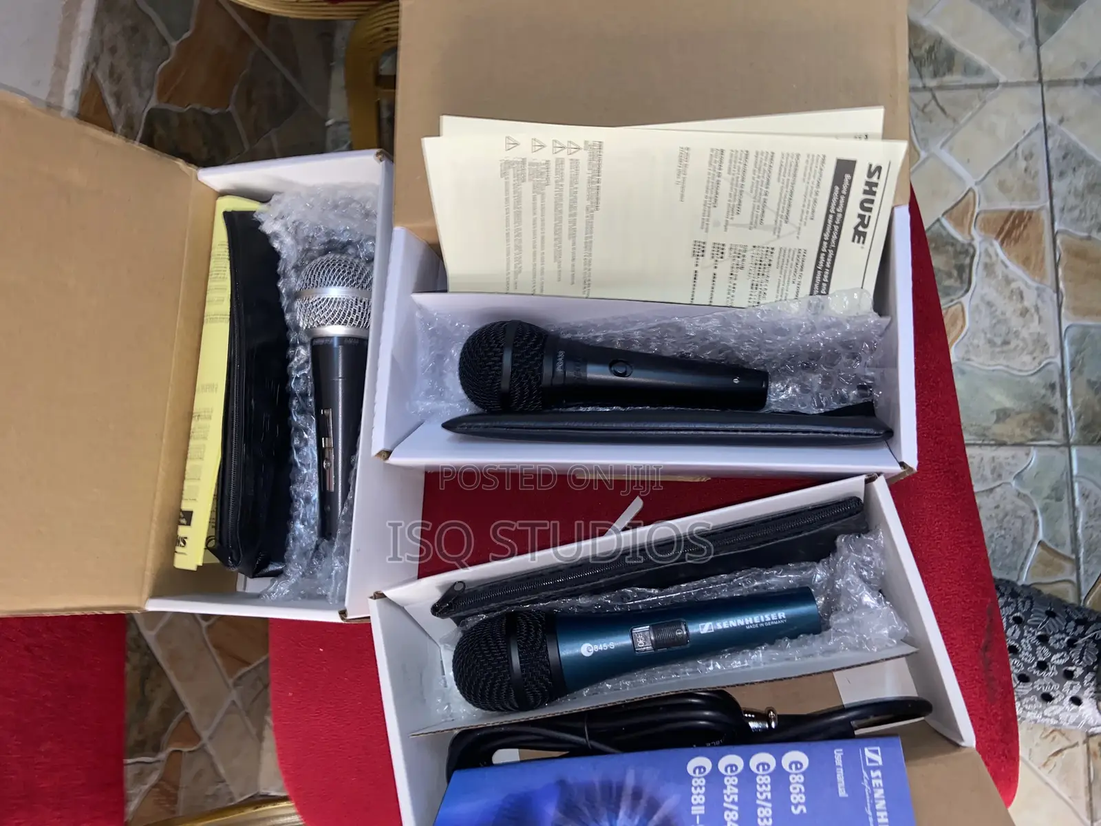 Cord Microphones(Pga58, Shure, Sennheiser)
