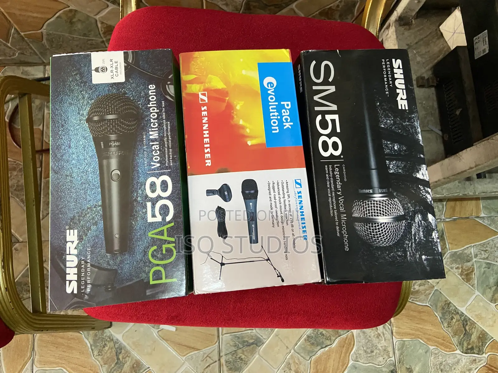 Cord Microphones(Pga58, Shure, Sennheiser)