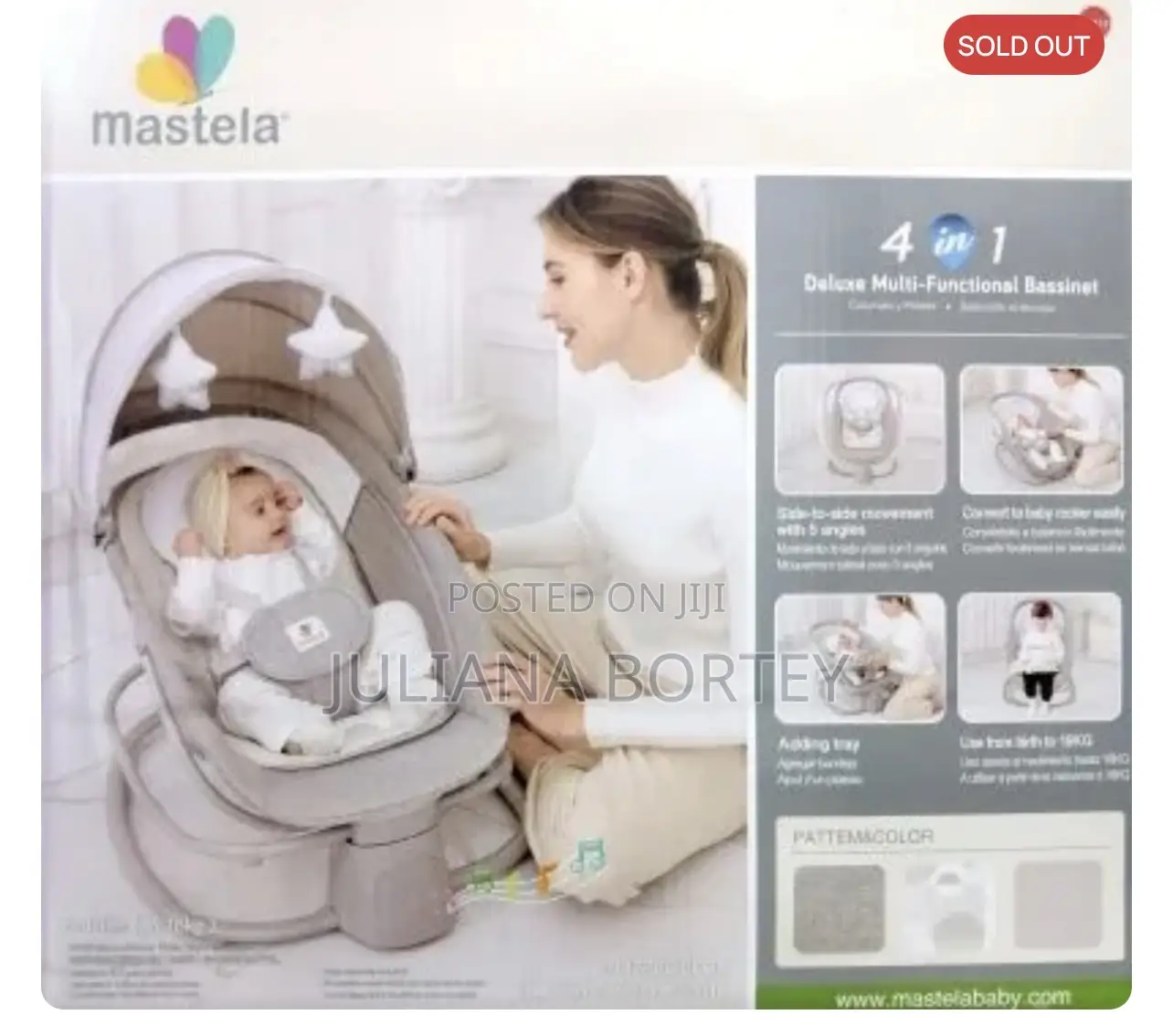 Mastela 4 N 1 Bassinet