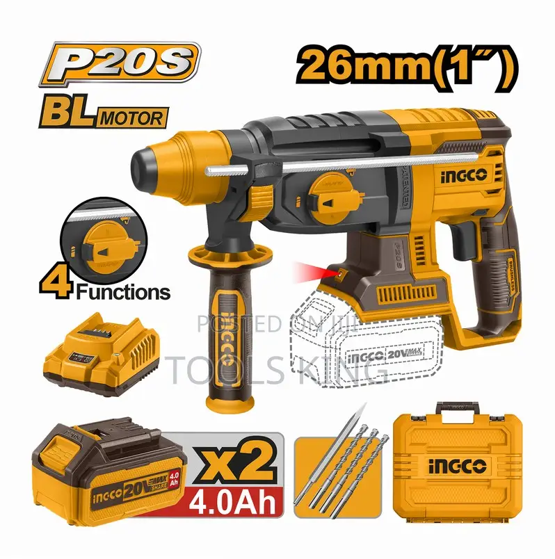 Cordless Rotary Hammer Set 20v - Crhli202287