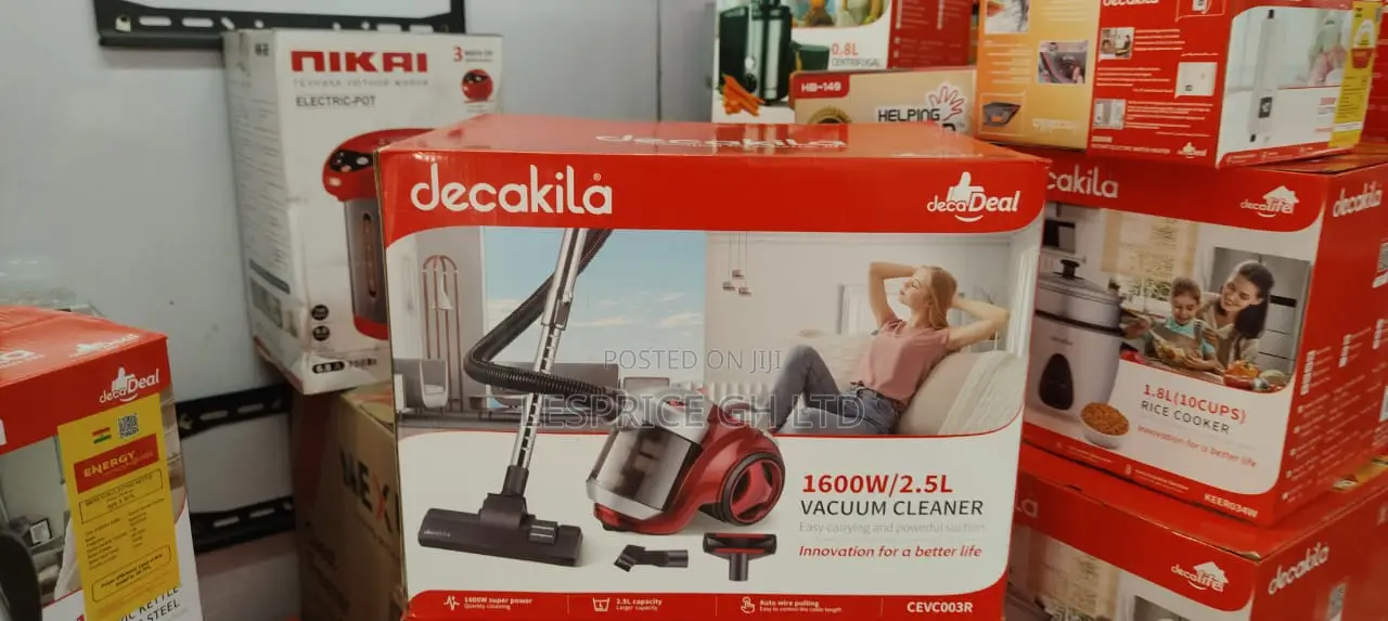 Everyday Promo on Our Superior 1600w Vacuum Cleaner From Decakila