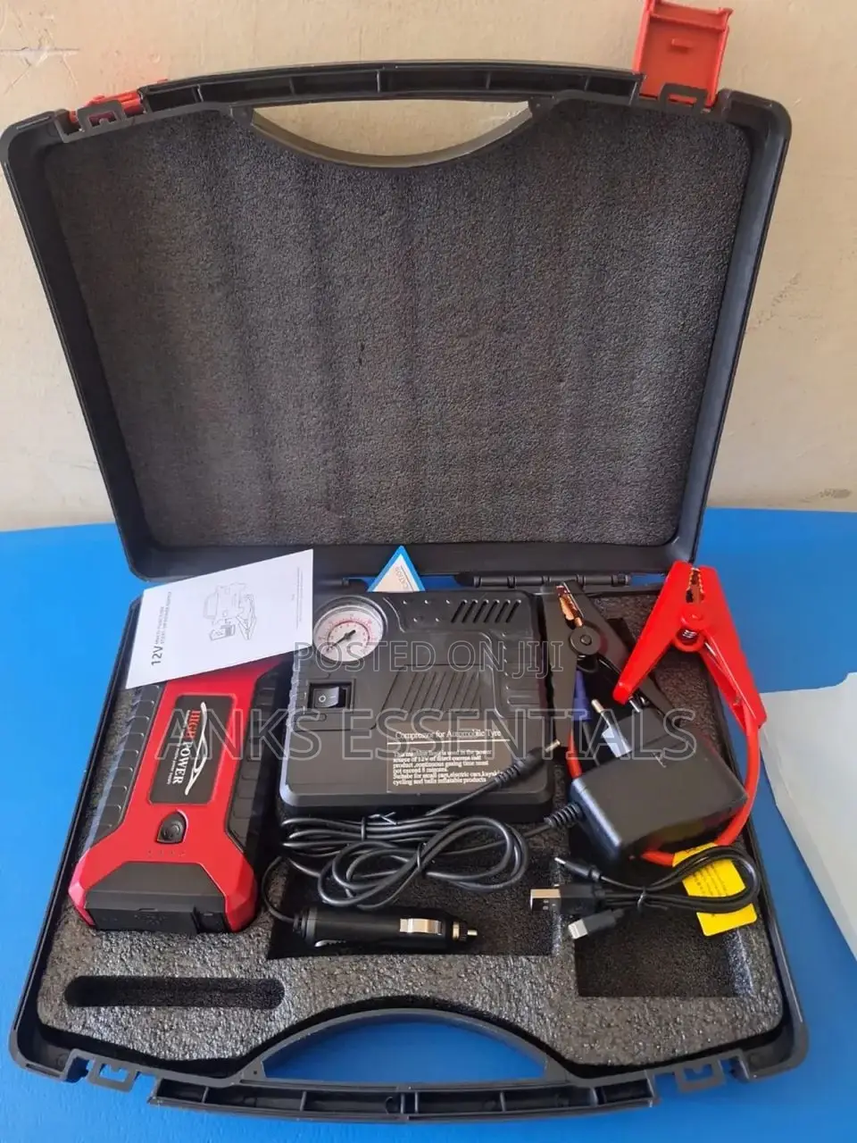 Multi-Function Jump Starter With Tyre Inflator Pump