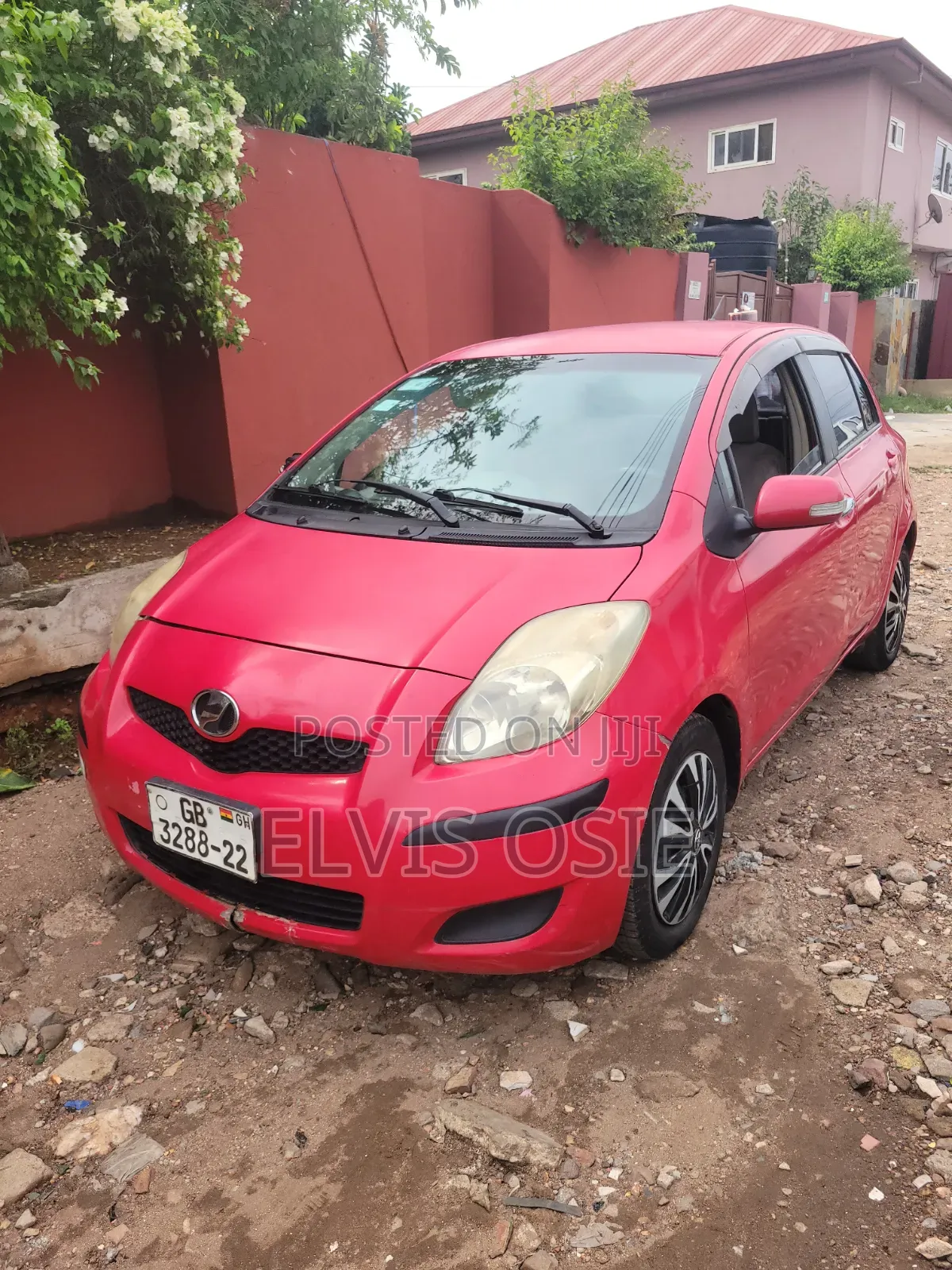 Toyota Vitz 2007 Red