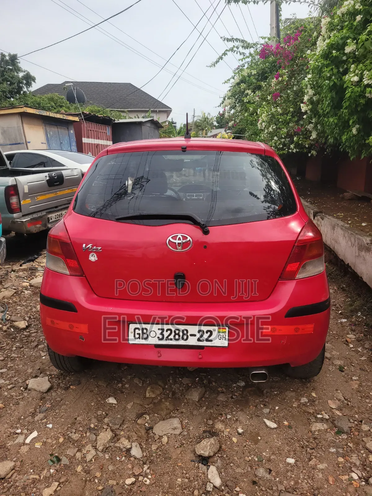 Toyota Vitz 2007 Red