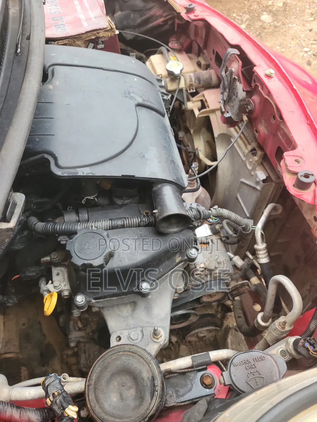 Toyota Vitz 2007 Red