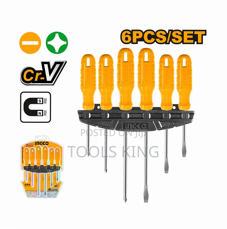 6 PCS Screwdriver Set - Hksd0658