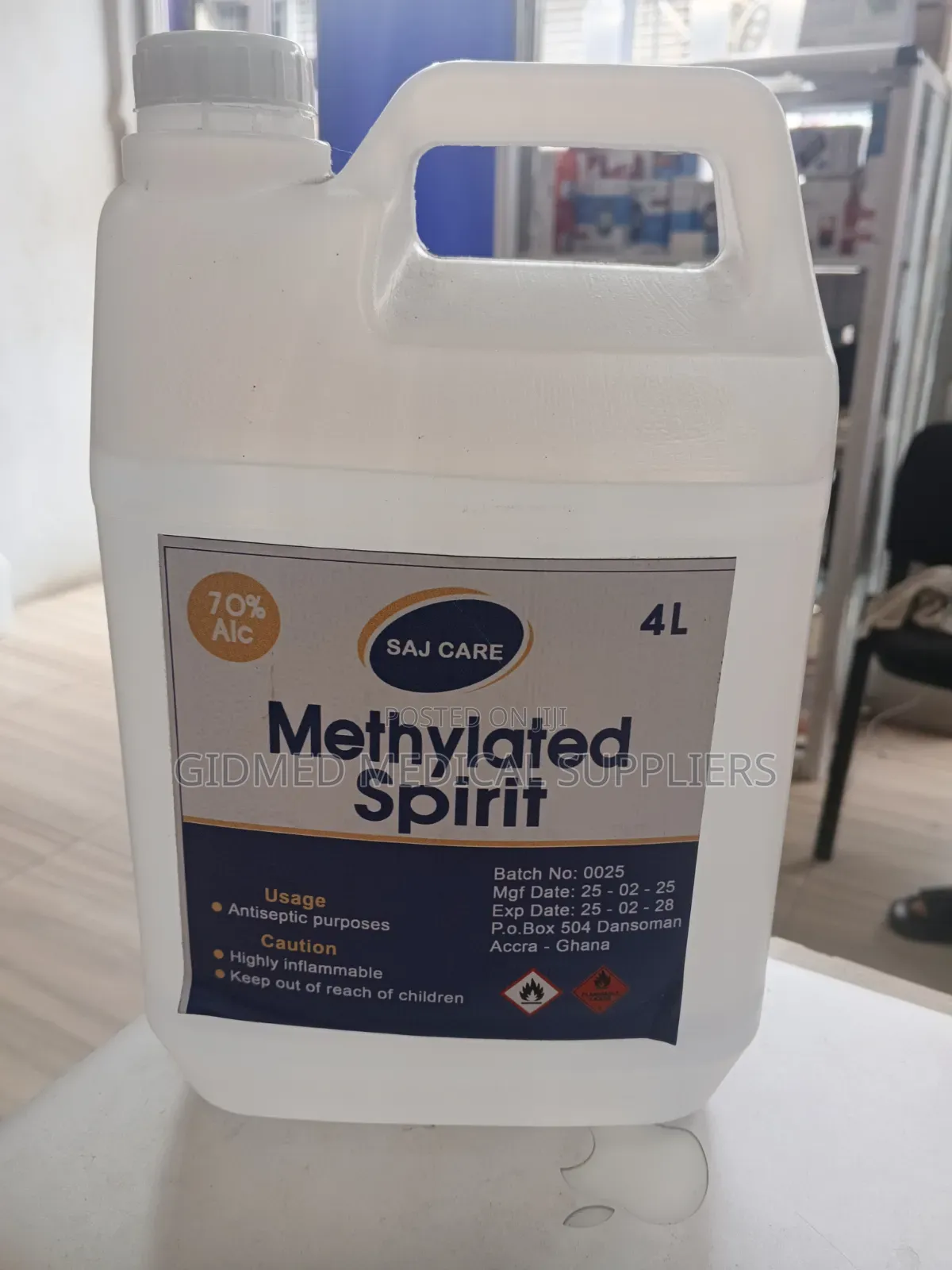 Methylated Spirit 4litres