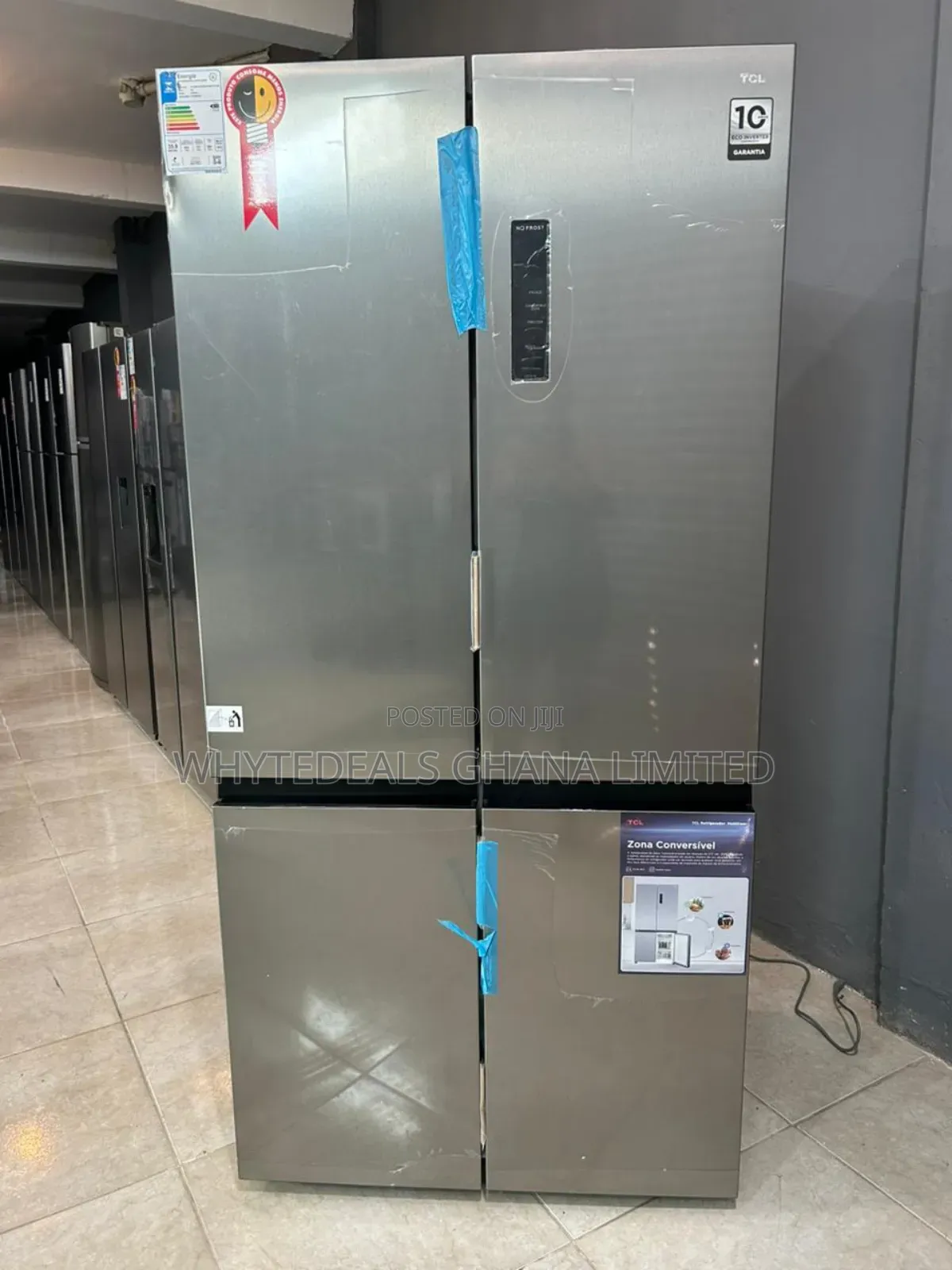 TCL 598l Inverter Refrigerator|Energy Saving|4-Doors