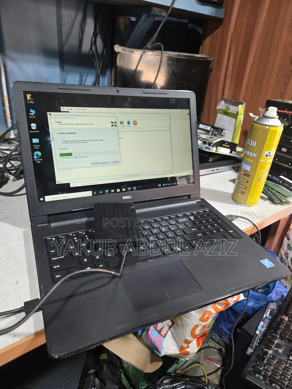 Laptop Dell Inspiron 15 8GB Intel Pentium HDD 500GB