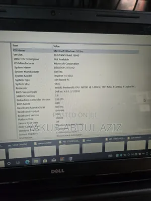 Laptop Dell Inspiron 15 8GB Intel Pentium HDD 500GB