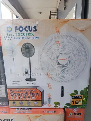 Focus Remote Standing Fan