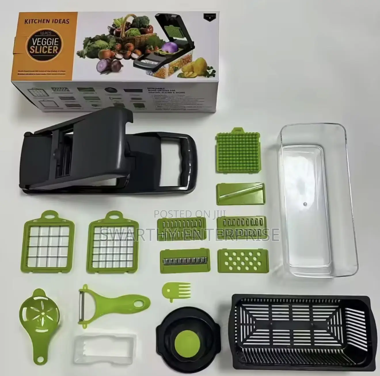 Multifunctional Vegetable Chopper Cutter And Slicer With Handle
