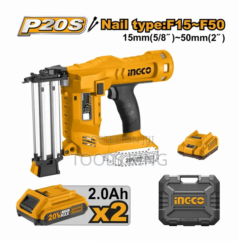 Cordless Brad Nailer Kit 20v - Cbnli2002