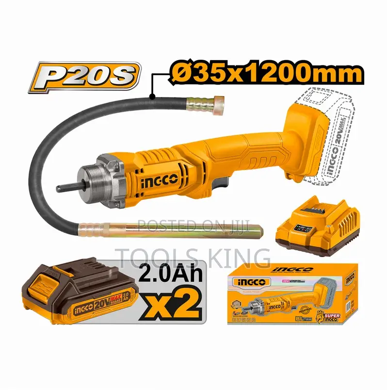 Cordle Concrete Vibrator 20v - Ccvli