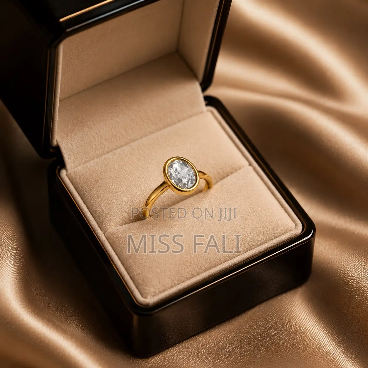 Celeste Solitaire Ring. Size 7-9.