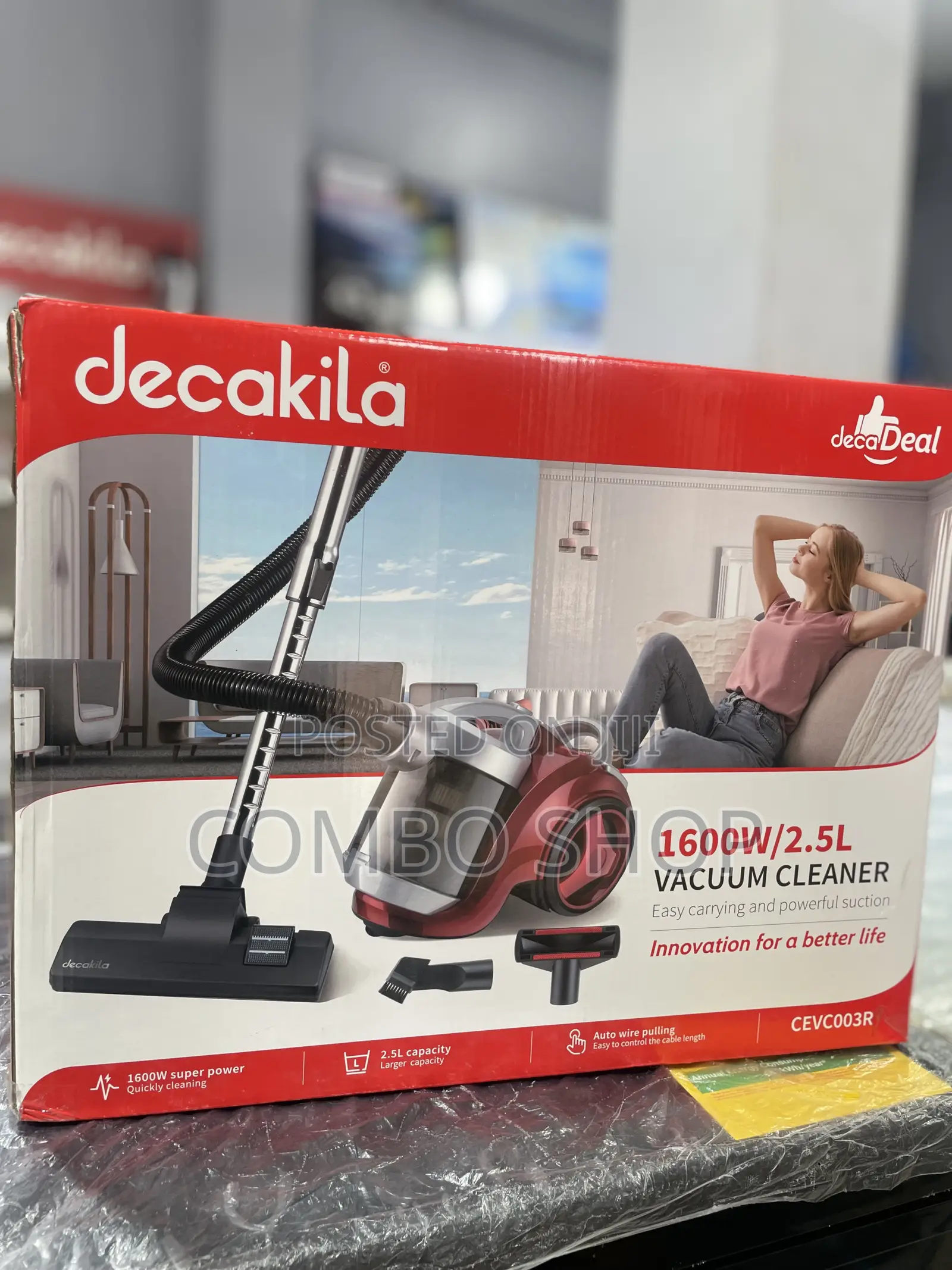 Decakila 2.5l Capacity Vacuum Cleaner