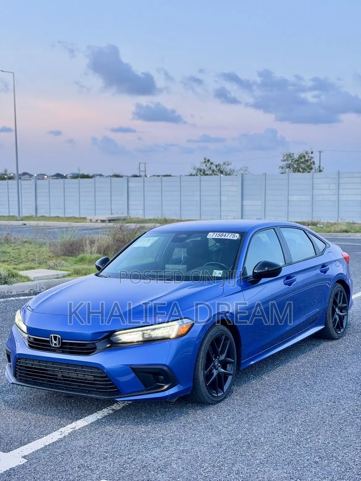 Honda Civic Sport CVT 2023 Blue