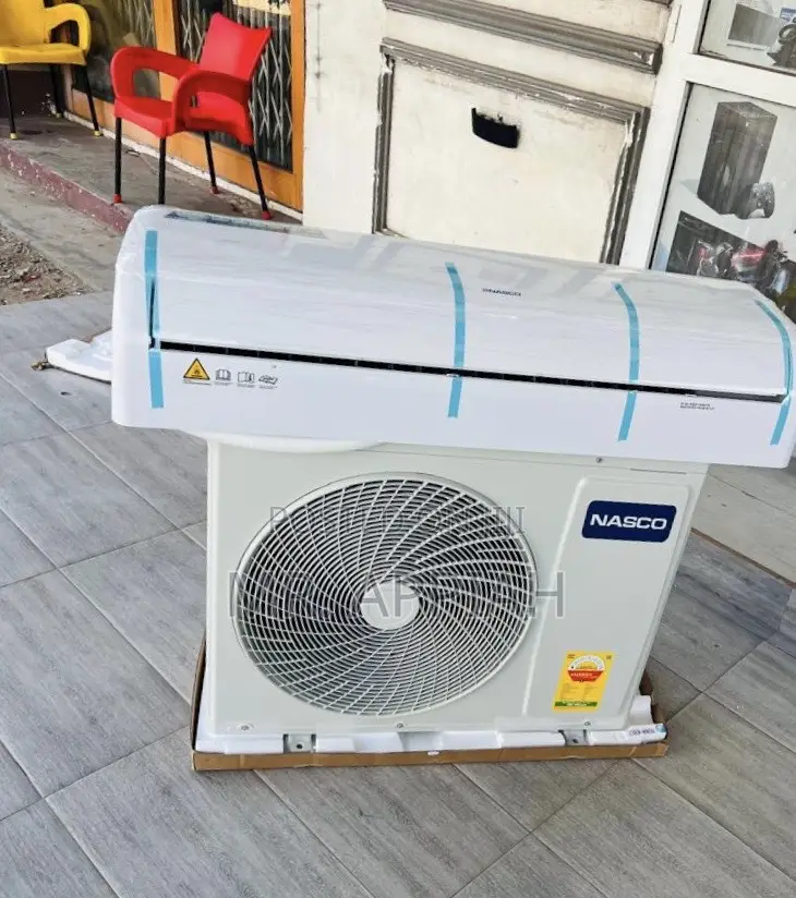 Nasco 2.5hp Dual Inverter Air Conditioner(White)Remote Control 