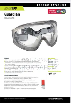 Safety Goggles -erpr850
