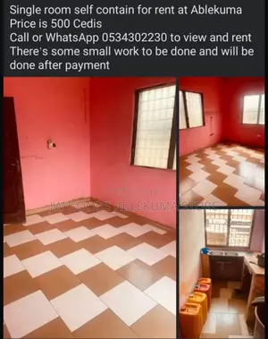 Single Room Self Contain for Rent at Ablekuma