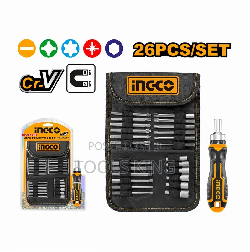 26 PCS Screwdriver Bit Set - Hksdb0268