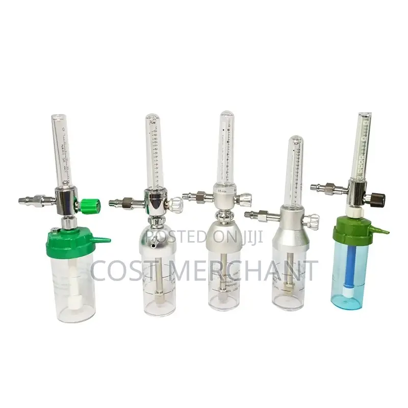 Wall Mounted Oxygen Flow Meter With Humidifier