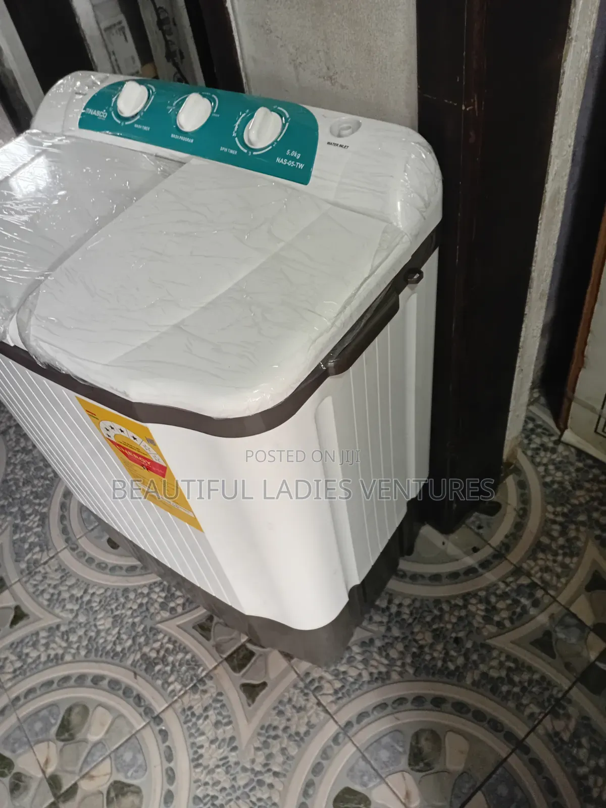 Nasco 5kg Home Laundry Machine With User-Friendly Design